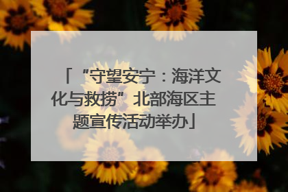 “守望安宁：海洋文化与救捞”北部海区主题宣传活动举办