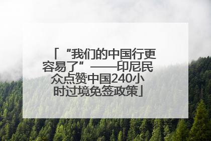 “我们的中国行更容易了”——印尼民众点赞中国240小时过境免签政策