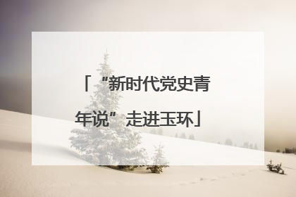 “新时代党史青年说”走进玉环