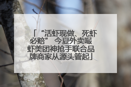 “活虾现做、死虾必赔” 今夏外卖嘬虾美团神抢手联合品牌商家从源头管起