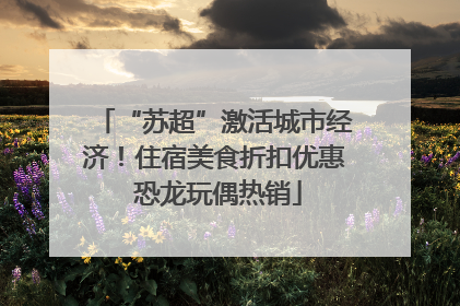 “苏超”激活城市经济！住宿美食折扣优惠 恐龙玩偶热销