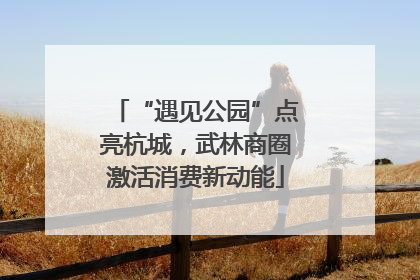 “遇见公园”点亮杭城，武林商圈激活消费新动能