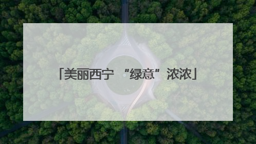 美丽西宁 “绿意”浓浓