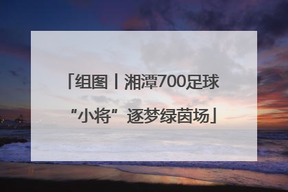 组图丨湘潭700足球“小将”逐梦绿茵场