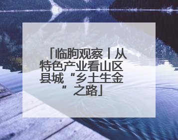 临朐观察丨从特色产业看山区县城“乡土生金”之路
