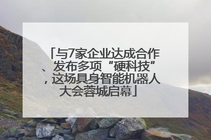 与7家企业达成合作、发布多项“硬科技”，这场具身智能机器人大会蓉城启幕
