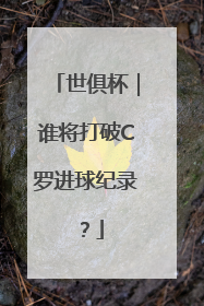 世俱杯｜谁将打破C罗进球纪录？