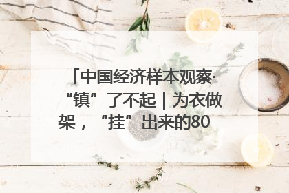 中国经济样本观察·“镇”了不起｜为衣做架，“挂”出来的80亿元“衣架产业”