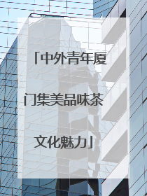 中外青年厦门集美品味茶文化魅力