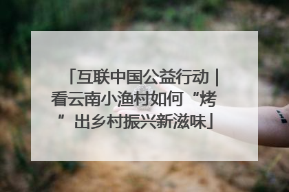 互联中国公益行动｜看云南小渔村如何“烤”出乡村振兴新滋味