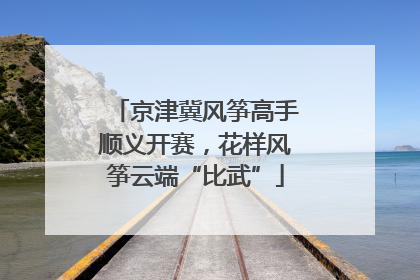 京津冀风筝高手顺义开赛，花样风筝云端“比武”
