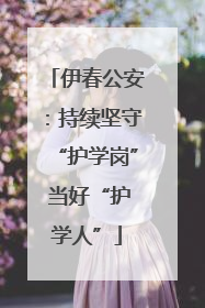 伊春公安：持续坚守“护学岗” 当好“护学人”