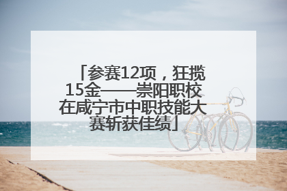 参赛12项，狂揽15金——崇阳职校在咸宁市中职技能大赛斩获佳绩