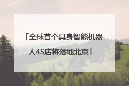 全球首个具身智能机器人4S店将落地北京