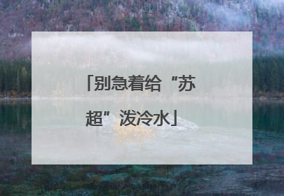 别急着给“苏超”泼冷水