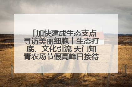 加快建成生态支点 寻访美丽细胞丨生态打底、文化引流 天门知青农场节假高峰日接待游客2万人次