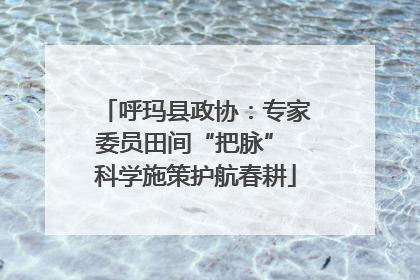 呼玛县政协：专家委员田间“把脉” 科学施策护航春耕