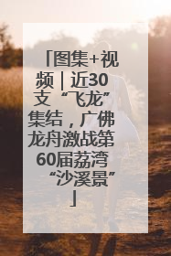 图集+视频｜近30支“飞龙”集结，广佛龙舟激战第60届荔湾“沙溪景”