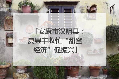 安康市汉阴县：夏果丰收忙“甜蜜经济”促振兴