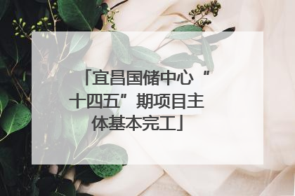 宜昌国储中心“十四五”期项目主体基本完工