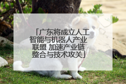 广东将成立人工智能与机器人产业联盟 加速产业链整合与技术攻关