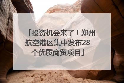 投资机会来了！郑州航空港区集中发布28个优质商贸项目