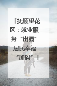 抚顺望花区：就业服务“出圈” 居民幸福“加码”