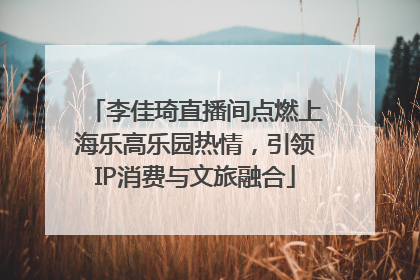 李佳琦直播间点燃上海乐高乐园热情，引领IP消费与文旅融合