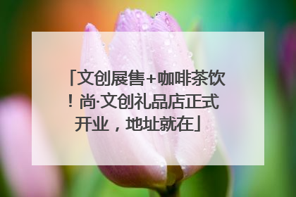 文创展售+咖啡茶饮！尚·文创礼品店正式开业，地址就在