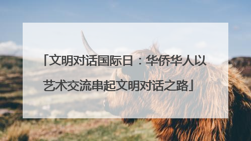 文明对话国际日：华侨华人以艺术交流串起文明对话之路