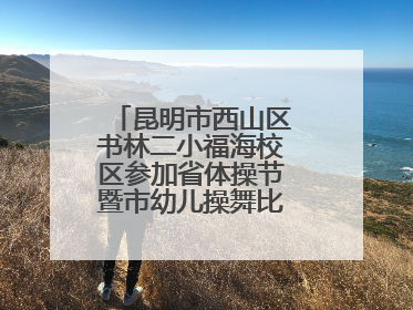 昆明市西山区书林二小福海校区参加省体操节暨市幼儿操舞比赛荣获佳绩