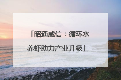 昭通威信：循环水养虾助力产业升级