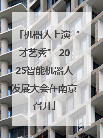 机器人上演“才艺秀” 2025智能机器人发展大会在南京召开