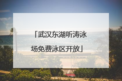 武汉东湖听涛泳场免费泳区开放