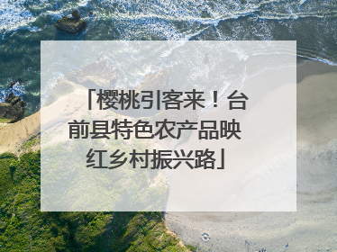 樱桃引客来！台前县特色农产品映红乡村振兴路