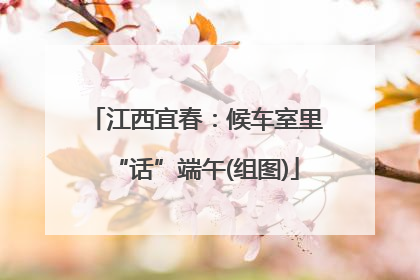 江西宜春：候车室里“话”端午(组图)