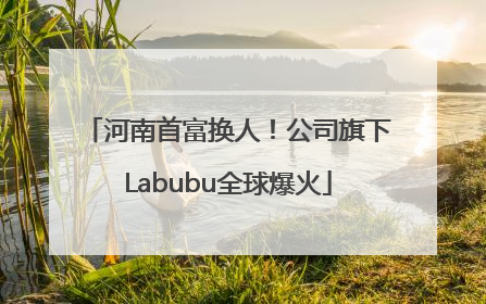 河南首富换人！公司旗下Labubu全球爆火