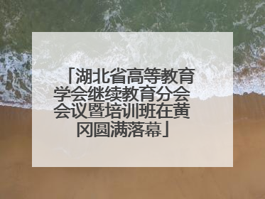 湖北省高等教育学会继续教育分会会议暨培训班在黄冈圆满落幕