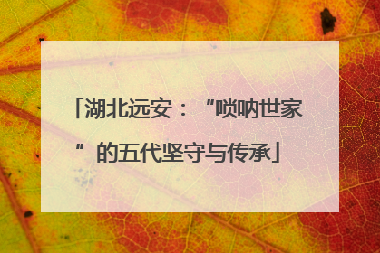 湖北远安：“唢呐世家”的五代坚守与传承