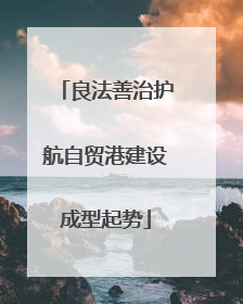 良法善治护航自贸港建设成型起势