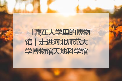 藏在大学里的博物馆｜走进河北师范大学博物馆天地科学馆：在校园里赴一场“宇宙之约”