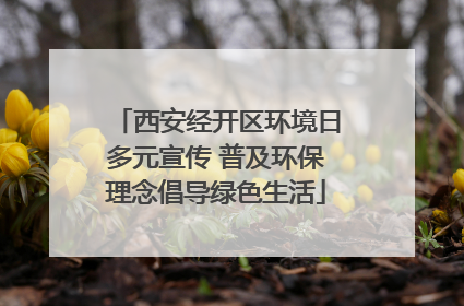 西安经开区环境日多元宣传 普及环保理念倡导绿色生活