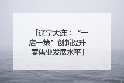 辽宁大连：“一店一策”创新提升零售业发展水平