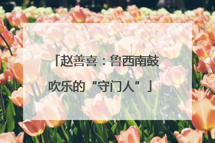 赵善喜：鲁西南鼓吹乐的“守门人”