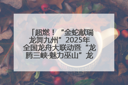 超燃！“金蛇献瑞 龙舞九州”2025年全国龙舟大联动暨“龙腾三峡·魅力巫山”龙舟邀请赛圆满落幕！