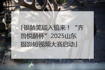 银龄笑靥入镜来！“齐鲁悦龄杯”2025山东摄影短视频大赛启动