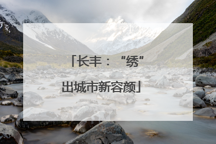 长丰：“绣”出城市新容颜