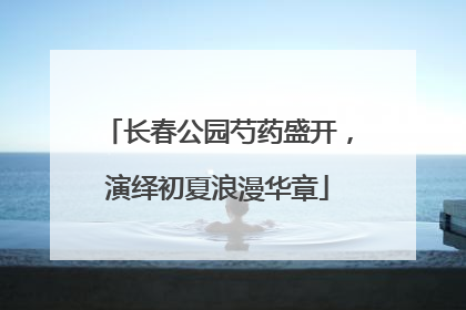 长春公园芍药盛开，演绎初夏浪漫华章