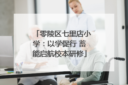 零陵区七里店小学：以学促行 蓄能启航校本研修