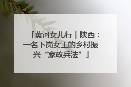 黄河女儿行｜陕西：一名下岗女工的乡村振兴“家政兵法”